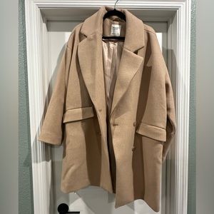 Abercrombie wool blend coat